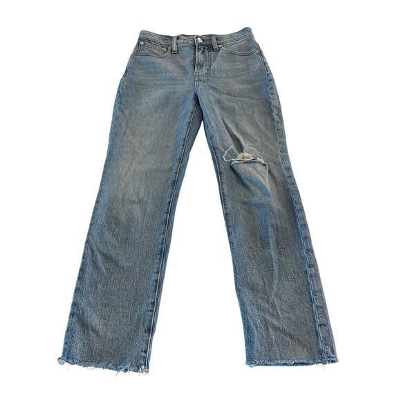 Madewell The Perfect Vintage Crop‎ Jean Rosabelle Wash: Comfort Stretch Edition - Picture 3 of 14